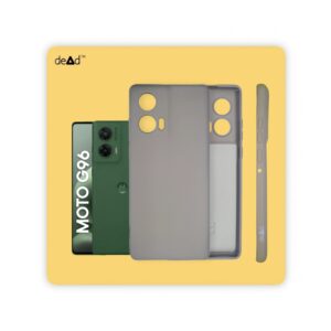 Silicone TPU Back Cover for MOTOROLA G96 5G (Stone Grey)