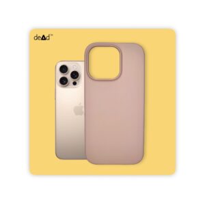 Silicone Back Cover for APPLE iPhone 16 Pro (Sand Pink)