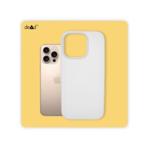 Silicone Back Cover for APPLE iPhone 16 Pro (White)