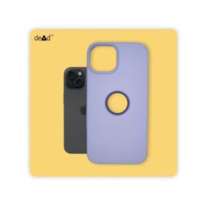 Silicone Back Cover for Apple iPhone 15 Plus (Lavender)