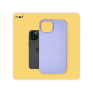 Silicone Back Cover for Apple iPhone 15 Plus (Lavender)