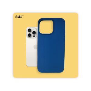 Silicone Back Cover for APPLE iPhone 13 Pro Max (Navy Blue)