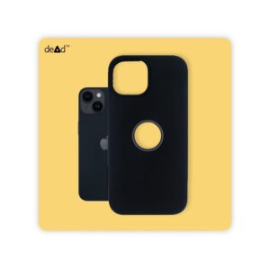 Silicone Back Cover for Apple iPhone 13 (Black)