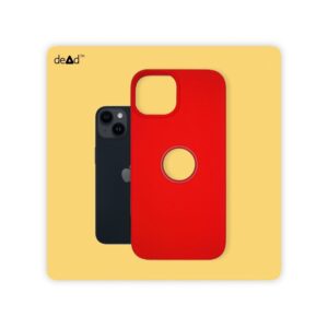 Silicone Back Cover for Apple iPhone 13 (Red)