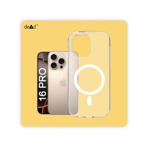 Magnetic Back Cover for APPLE iPhone 16 Pro (Transparent)