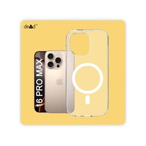 Magnetic Back Cover for APPLE iPhone 16 Pro Max (Transparent)