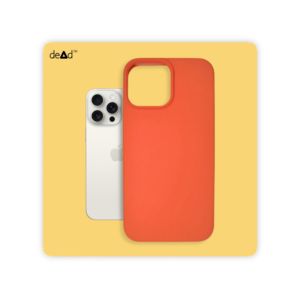 Silicone Back Cover for APPLE iPhone 13 Pro Max (Orange)