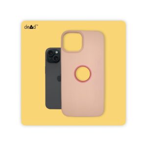 Silicone Back Cover for Apple iPhone 15 Plus (Sand Pink)