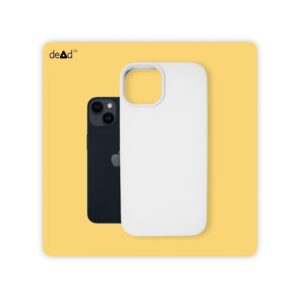 Silicone Back Cover for Apple iPhone 13 (White)