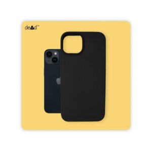 Silicone Back Cover for Apple iPhone 13 (Black)