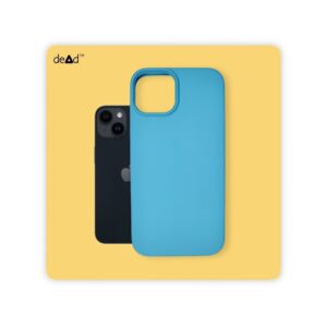 Silicone Back Cover for Apple iPhone 14 (Blue)