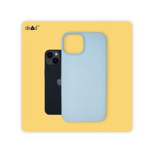 Silicone Back Cover for Apple iPhone 14 (Mist Blue)