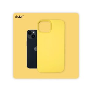Silicone Back Cover for Apple iPhone 13 (Yellow)