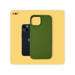 Silicone Back Cover for Apple iPhone 14 (Olive Green)