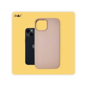 Silicone Back Cover for Apple iPhone 13 (Sand Pink)