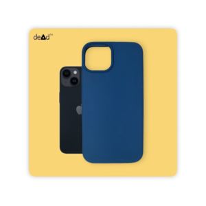 Silicone Back Cover for Apple iPhone 14 (Navy Blue)