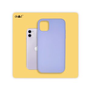 Silicone Back Cover for Apple iPhone 11 (Lavender)