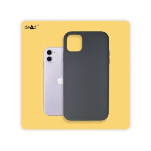 Silicone Back Cover for Apple iPhone 11 (Charcoal)