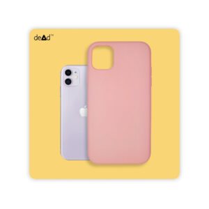 Silicone Back Cover for Apple iPhone 11 (Pink)