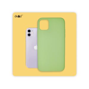 Silicone Back Cover for Apple iPhone 11 (Gossip Green)
