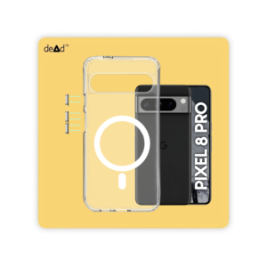 Magentic Back Cover for Google Pixel 8 Pro with Tactile Buttons (Magsafe)