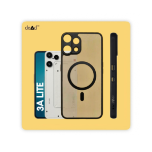 Magnetic Back Cover for Nothing Phone (3a) Lite (Black)