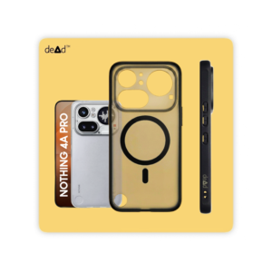 Magnetic Back Cover for Nothing Phone (4a) Pro (Black)