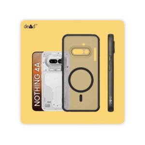 Magnetic Back Cover for Nothing Phone (4a) (Black)