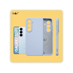 Silicone Back Cover for Samsung Galaxy S26 5G (Mist Blue)