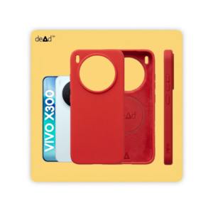 Silicone Back Cover for vivo X300 (Red)