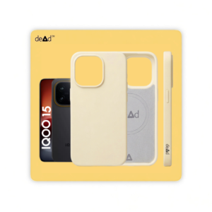 Silicone Back Cover for iQOO 15 (Antique White)