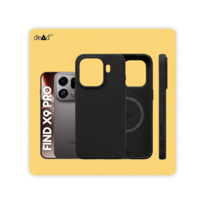 Silicone Back Cover for OPPO Find X9 Pro (Black)
