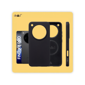 Silicone Back Cover for OPPO Find X8 Pro 5G (Black)