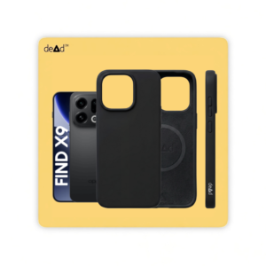 Silicone Back Cover for OPPO Find X9 (Black)