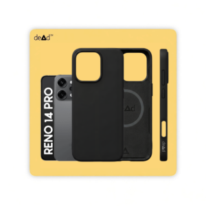 Silicone Back Cover for OPPO Reno14 Pro 5G (Black)