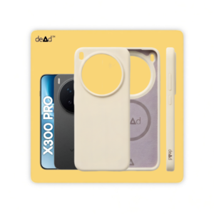 Silicone Back Cover for vivo X300 Pro (Antique White)
