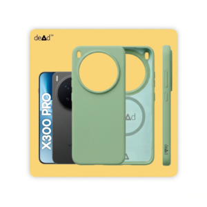 Silicone Back Cover for vivo X300 Pro (Gossip Green)