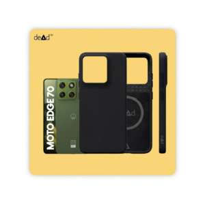 Silicone Back Cover for MOTOROLA Edge 70 (Black)