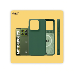 Silicone Back Cover for MOTOROLA Edge 70 (Dark Green)