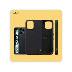 Silicone Back Cover for Nothing Phone (3a) Lite (Black)