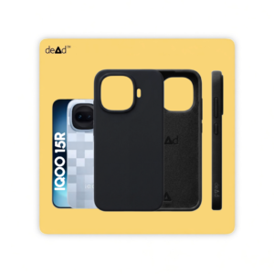 Silicone Back Cover for iQOO 15R (Black)