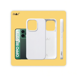 Silicone Back Cover for OPPO Reno14 5G (White)