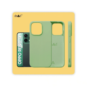 Silicone Back Cover for OPPO Reno14 5G (Gossip Green)