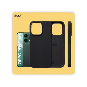 Silicone Back Cover for OPPO Reno14 5G (Black)