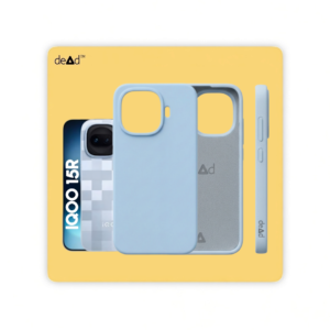 Silicone Back Cover for iQOO 15R (Mist Blue)