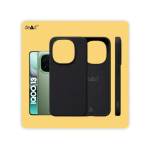 Silicone Back Cover for iQOO 13 5G (Black)
