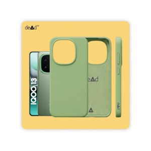 Silicone Back Cover for iQOO 13 5G (Gossip Green)