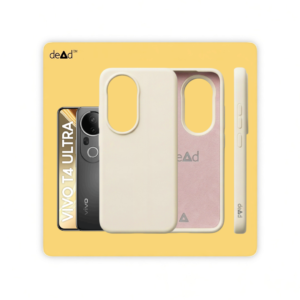 Silicone Back Cover for vivo T4 Ultra 5G (Antique White)