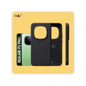 Silicone Back Cover for realme P2 Pro 5G (Black)