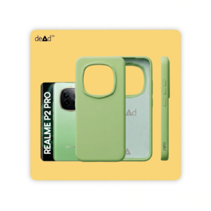 Silicone Back Cover for realme P2 Pro 5G (Gossip Green)